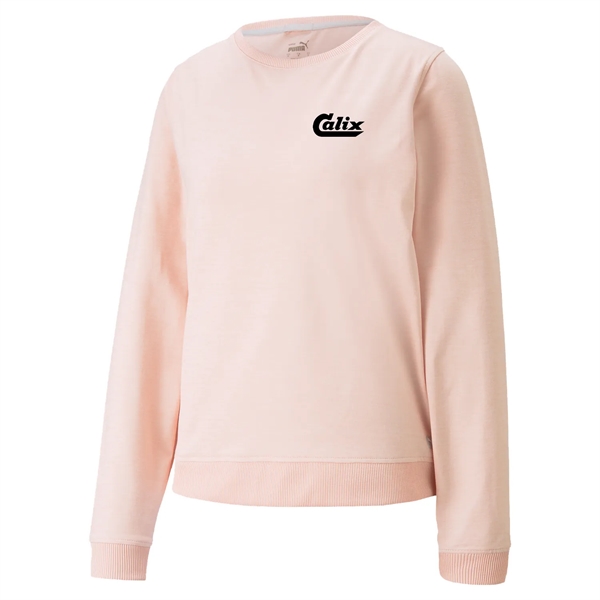 Rose Dust Heather color option for Puma Cloudspun Women's Crewneck