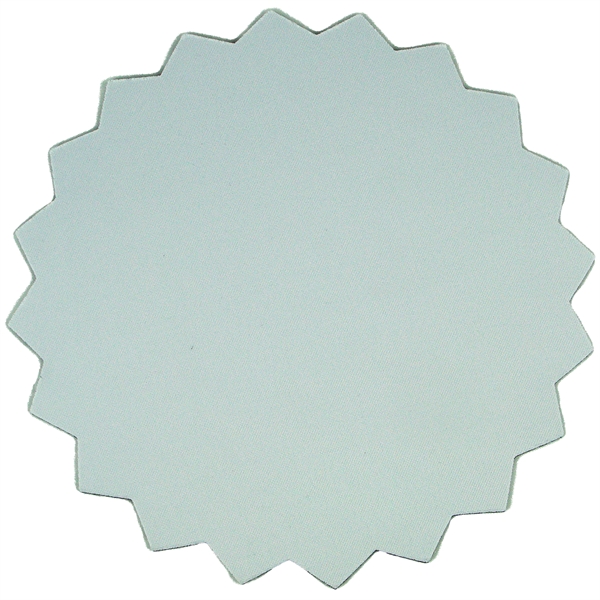 White color option for Sunburst Shape Soft Mouse Pad