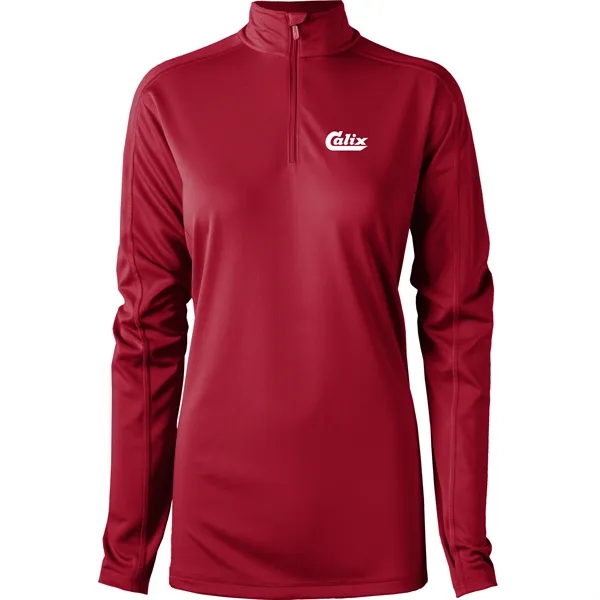 Red color option for Omni Women's Boston 1/4 Zip