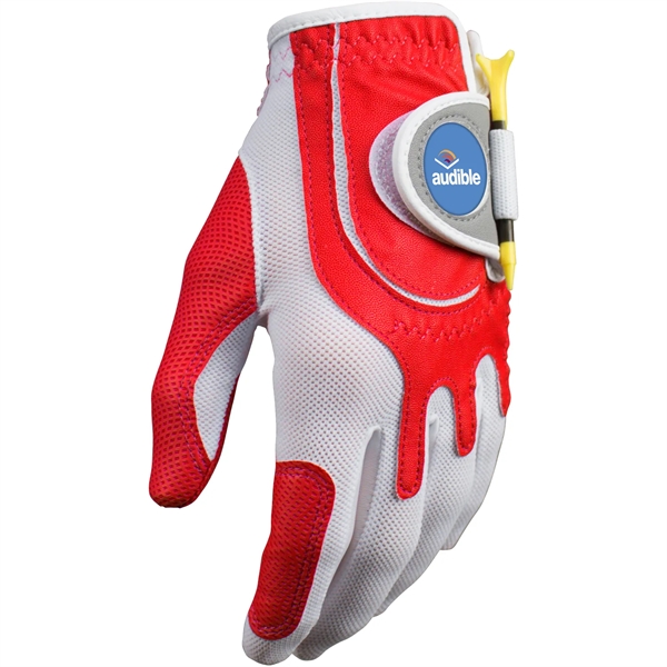 Red color option for Zero Friction Women's Golf Glove