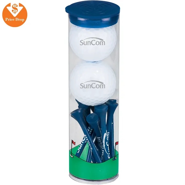 Assorted color option for Tall Tube W/ Bridgestone Treo Golf Ball