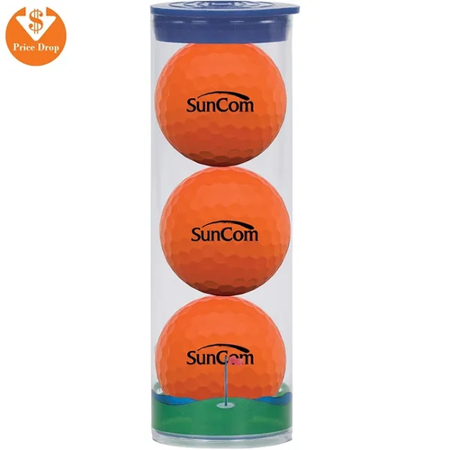 Main photo of Clear Tube W/ Wilson Duosoft Golf Ball