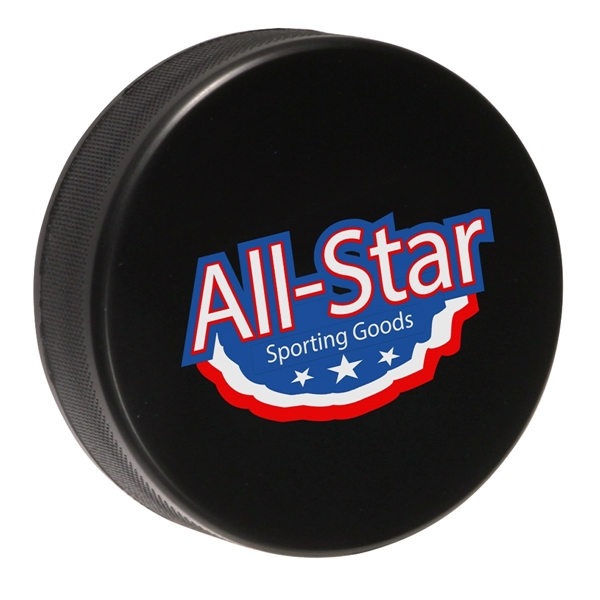 Dark Black color option for Hockey Puck Stress Reliever
