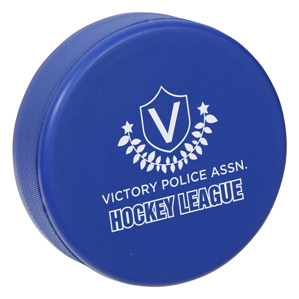 Royal Blue color option for Hockey Puck Stress Reliever