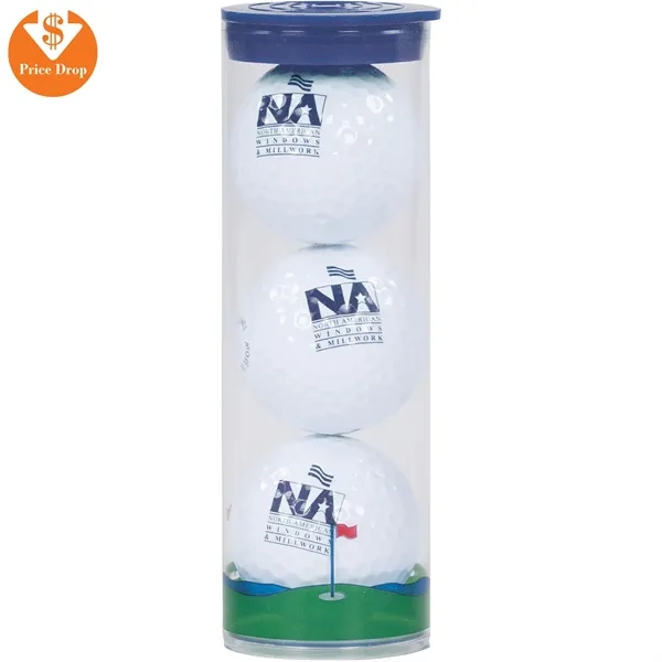 Blue color option for Clear Tube W/ Callaway Warbird Golf Ball
