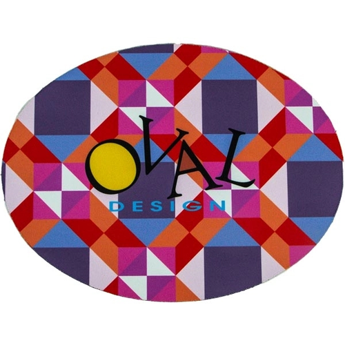 Main photo of Oval Shape Soft Mouse Pad 9"X 6.75"X 0.125"