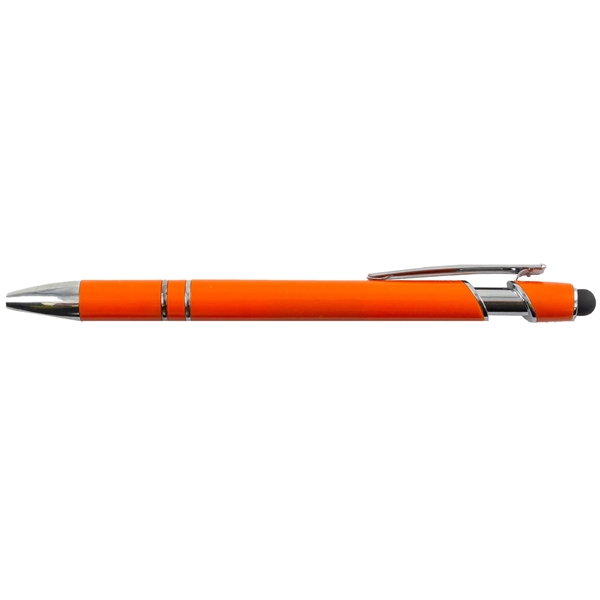 Carrot color option for Plastic Barrel Stylus Pen