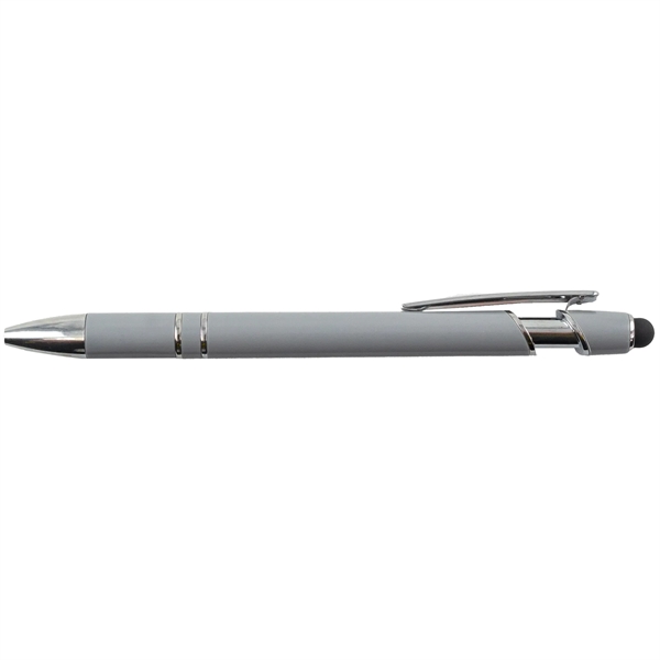 Grey color option for Plastic Barrel Stylus Pen
