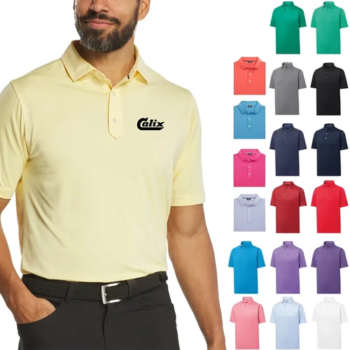 Photo of Foot Joy Solid Lisle Set On Placket Polo