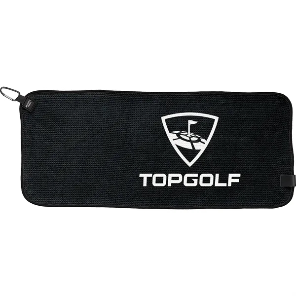 Black color option for 28" X 12" Magnetic Waffle Golf Towel