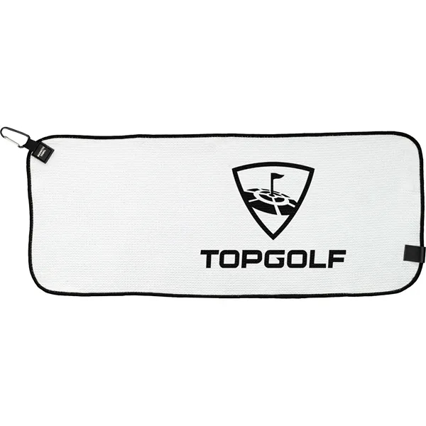 White color option for 28" X 12" Magnetic Waffle Golf Towel