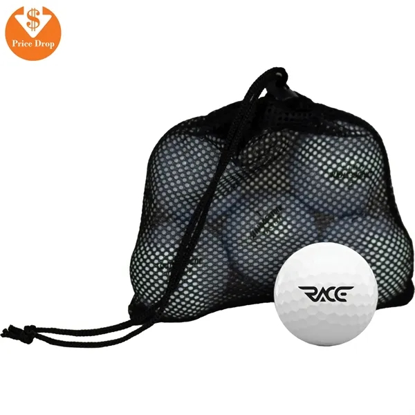 Assorted color option for Mesh Bag W/ 6 Treo Golf Ball