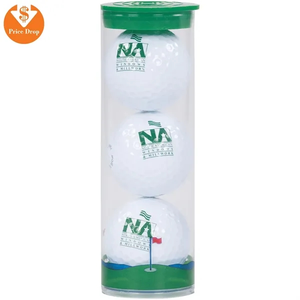 Photo of 3 Golf Ball Clear Tube W/ Titleist Pro V1