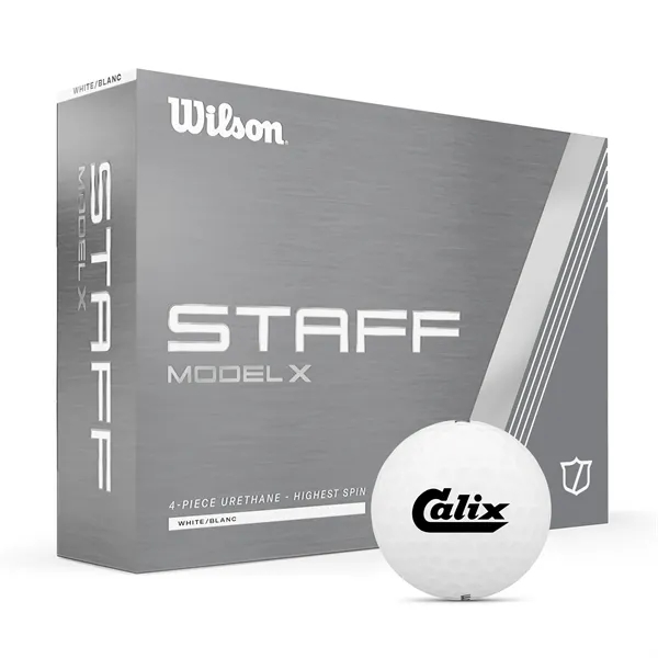 White color option for Wilson Staff Model X Golf Ball