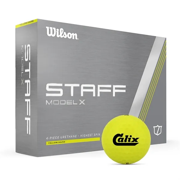 Yellow color option for Wilson Staff Model X Golf Ball
