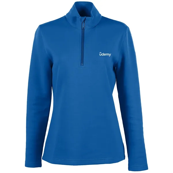 Royal Blue color option for Omni Women's Poly Cotton 1/4 Zip Fleece