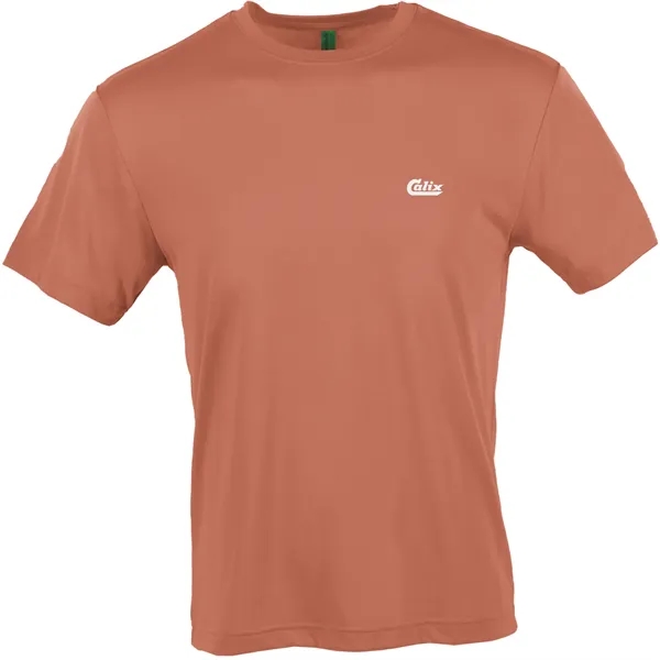 Rust color option for Omni Recycled Tri Blend Tee