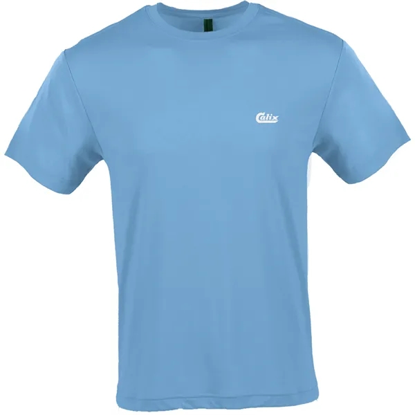 Sky Blue color option for Omni Recycled Tri Blend Tee