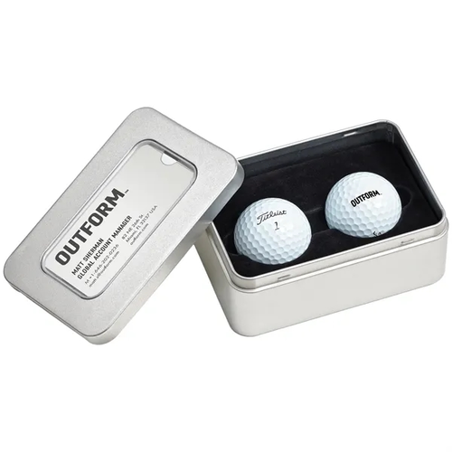 Main photo of Titleist Prov1 2 Golf Ball Business Card Tin