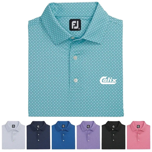 Photo of Foot Joy Dot Geo Print Lisle Shirt