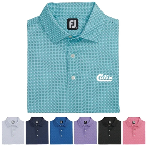 Main photo of Foot Joy Dot Geo Print Lisle Shirt