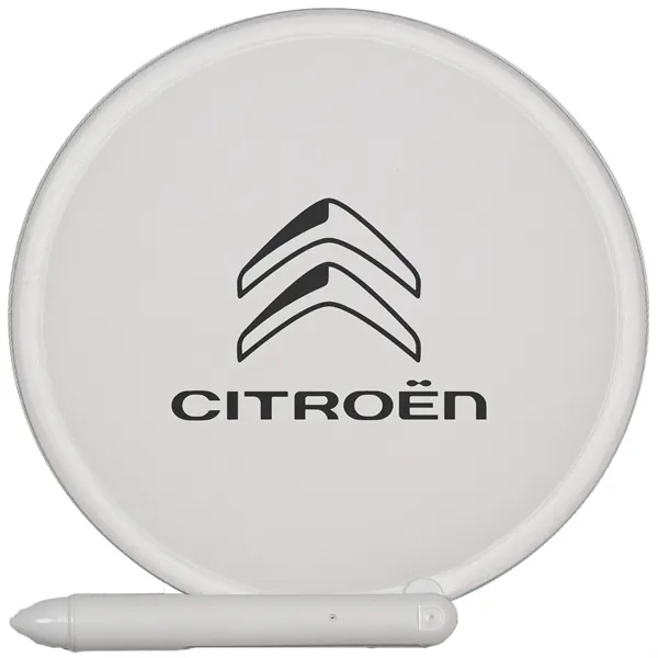 White color option for Recycled 3 In 1 Hand Fan Pen