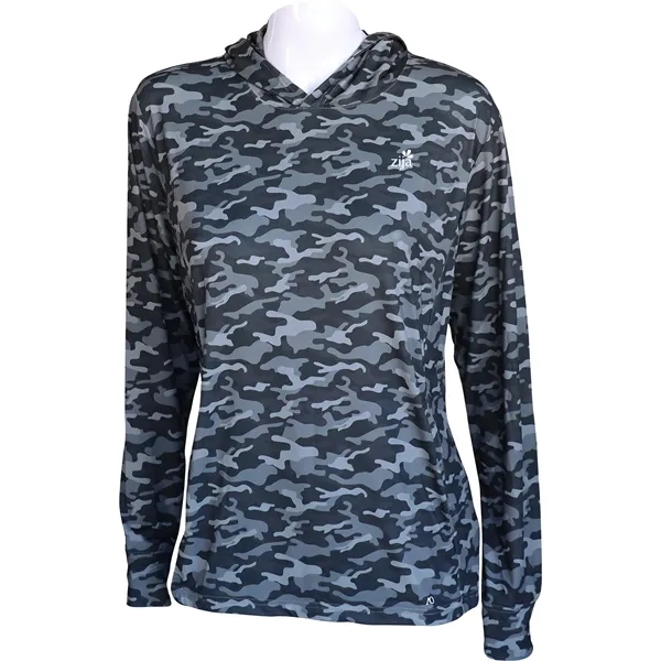 Black Camo color option for Anderson Ord Women's Blacks Beach Hoodie