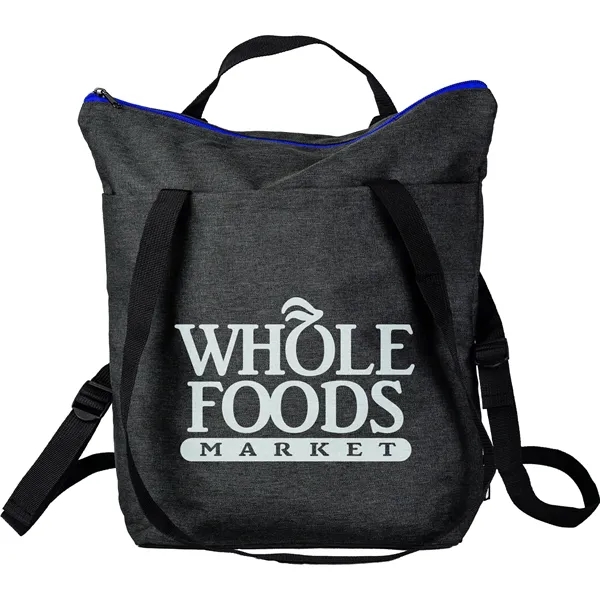Blue color option for Eco Conscious 10" X 4" X 15"Rpet Tote/Backpack