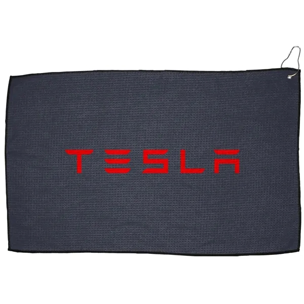 Gray color option for 16" X 26" Rpet Waffle Golf Towel With Hook & Grommet