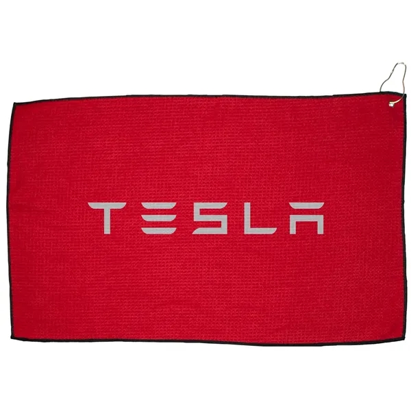 Red color option for 16" X 26" Rpet Waffle Golf Towel With Hook & Grommet