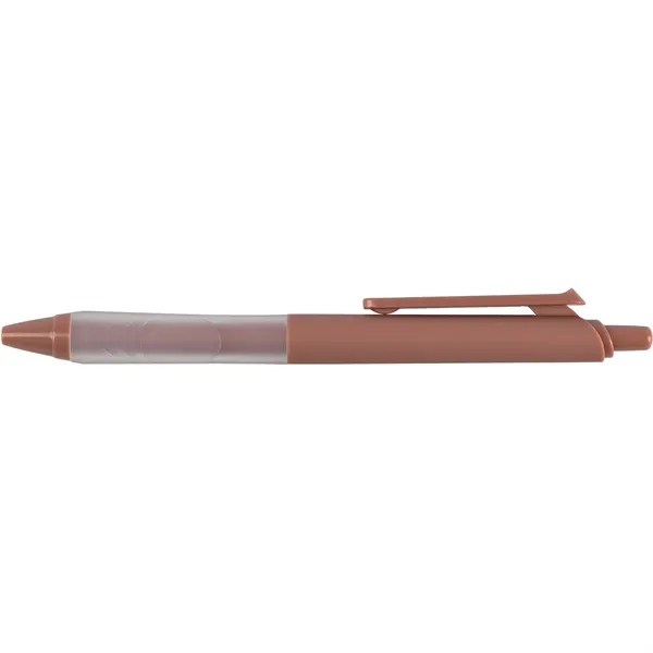 Italian Clay color option for Recycled Soft Touch Pen With Silicone Grip