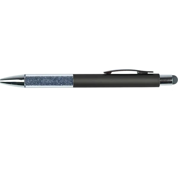 Gray color option for Recycled Glit Ter Grip Stylus Pen
