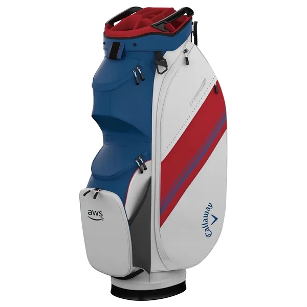 Blue-White-Red color option for Callaway Chase 14 Golf Bag