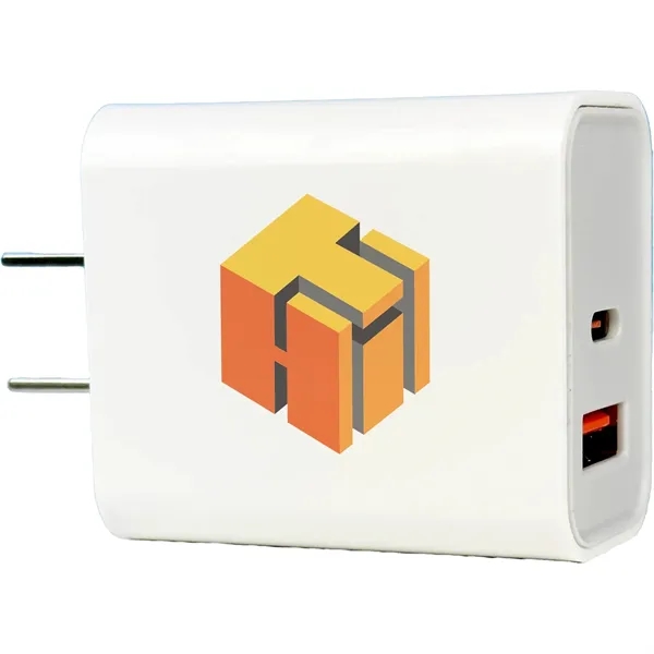 White color option for 2 In1 Usb Wall Charger 30w