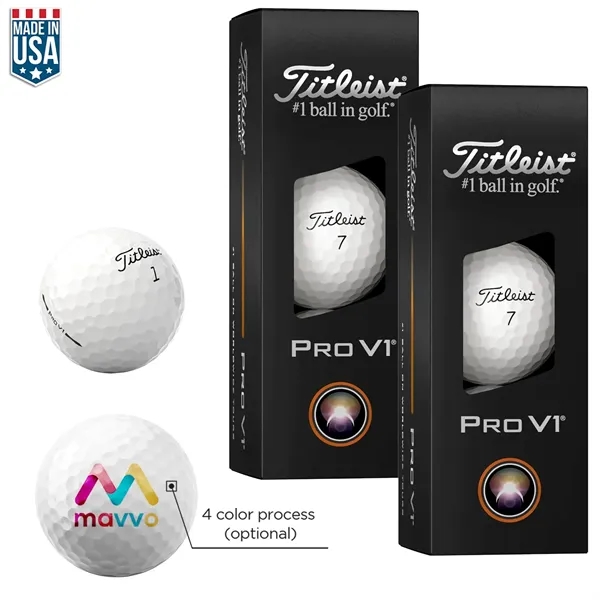 White color option for Titleist Pro V1 Half Dozen Golf Balls