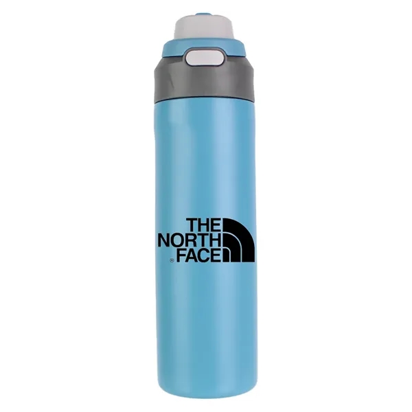 Light Blue color option for 24 Oz Double Wall Stainless Steel Bottle With 2 In 1 Lid
