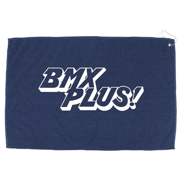 Navy Blue color option for 16" X 25" Rpet Hemmed Golf Towel With Hook & Grommet