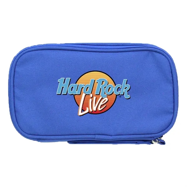 Blue 286C color option for Recycled Travel Cable Organizer