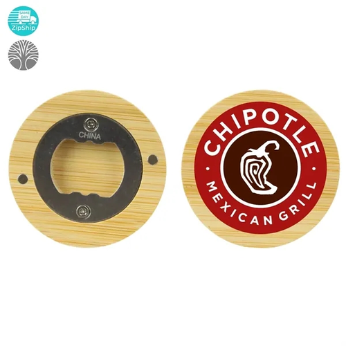 Main photo of Magnetic Bamboo Bottle Opener 