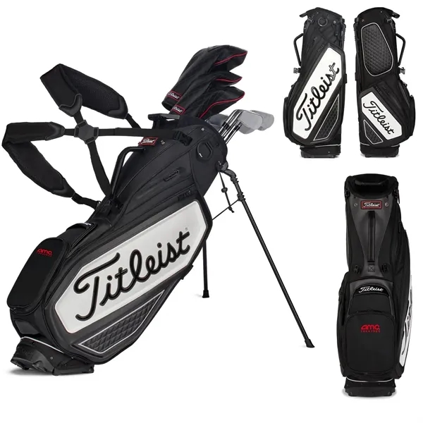 Black-White color option for Titleist Tour Premium Stand Golf Bag