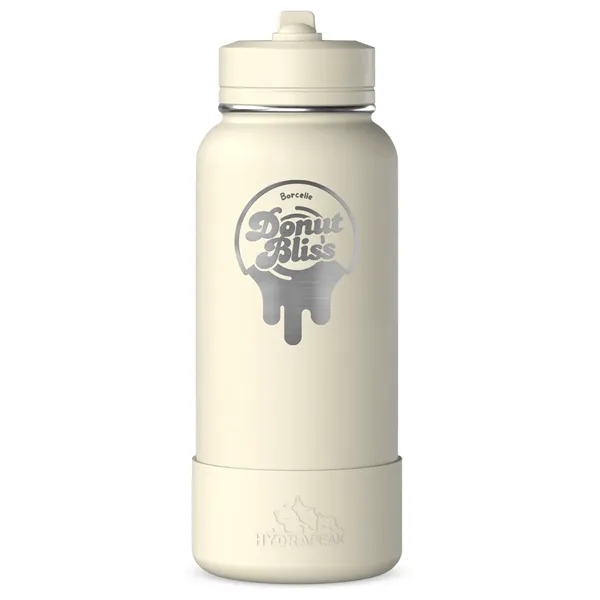 White color option for 32 Oz. Hydrapeak Insulated Water Bottle W/Straw Lid