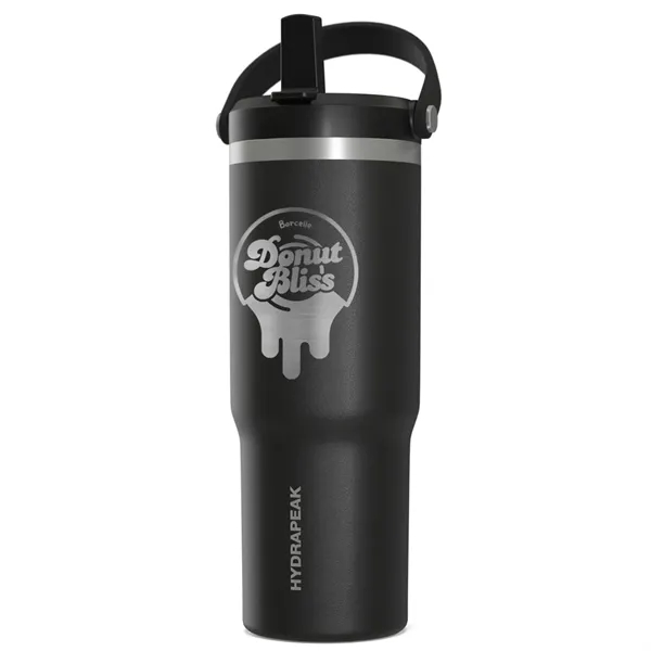 Black color option for 32 Oz. Hydrapeak Insulated Stainless Travel Tumbler