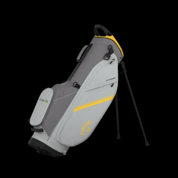Charcoal-Silver-Goldenrod color option for Callaway Chase Stand Golf Bag