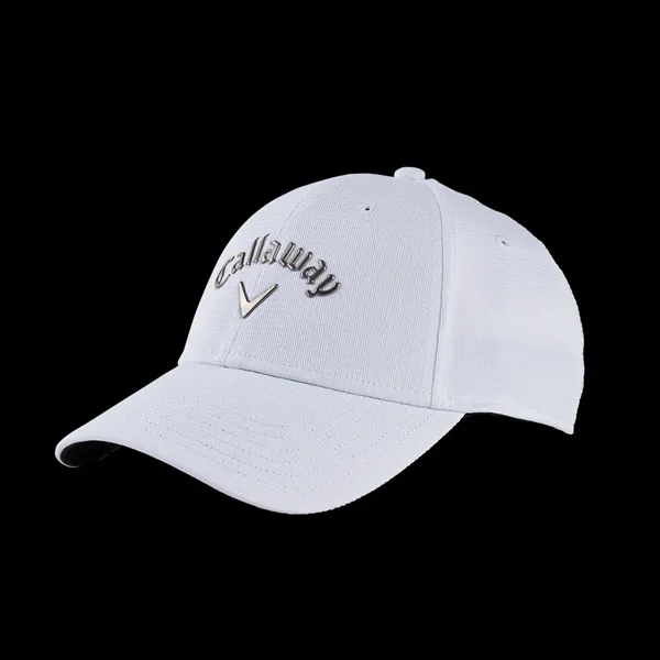 White-Gunmetal color option for Callaway Women's Liquid Metal Golf Cap