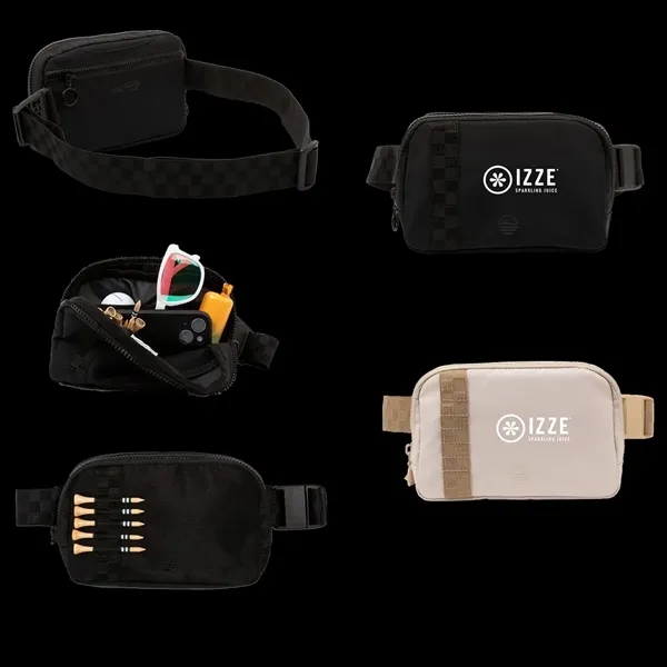 Almond color option for Sunday Golf Spill The Tee Belt Bag