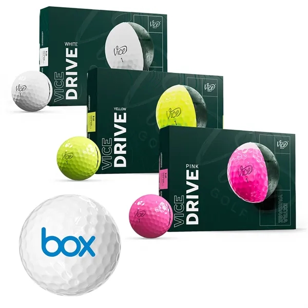 Yellow color option for Vice Drive Golf Balls