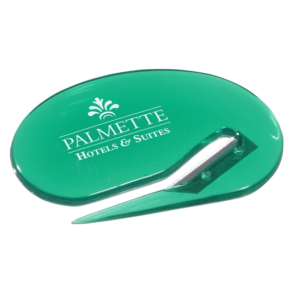 Clear Green color option for Oval Letter Opener