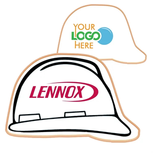 Photo of Hard Hat Shaped Logo Sugar Cookie