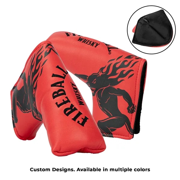 Red color option for Gb Dual Decoration Blade Putter Head Cover