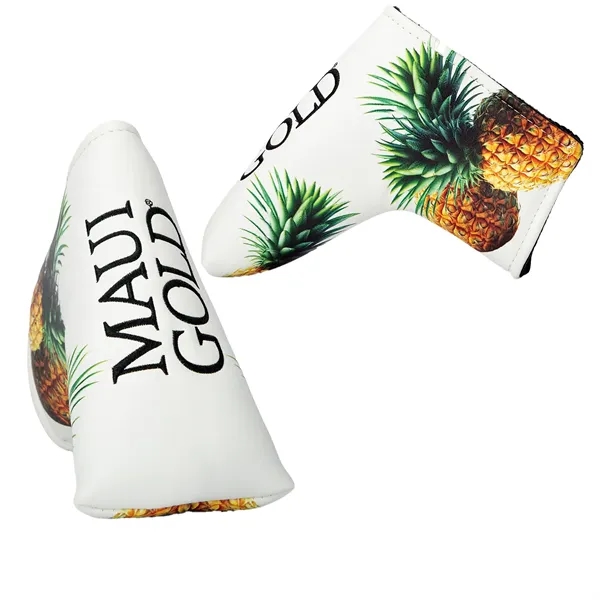 White color option for Gb Dual Decoration Blade Putter Head Cover